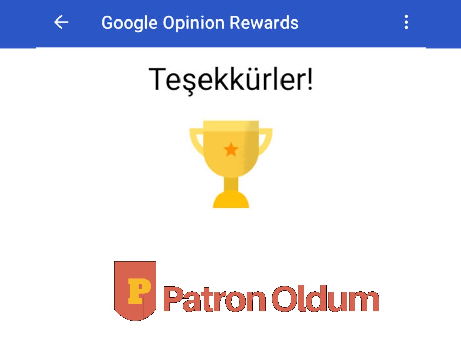 Google Ödüllü Anketler para kazanma